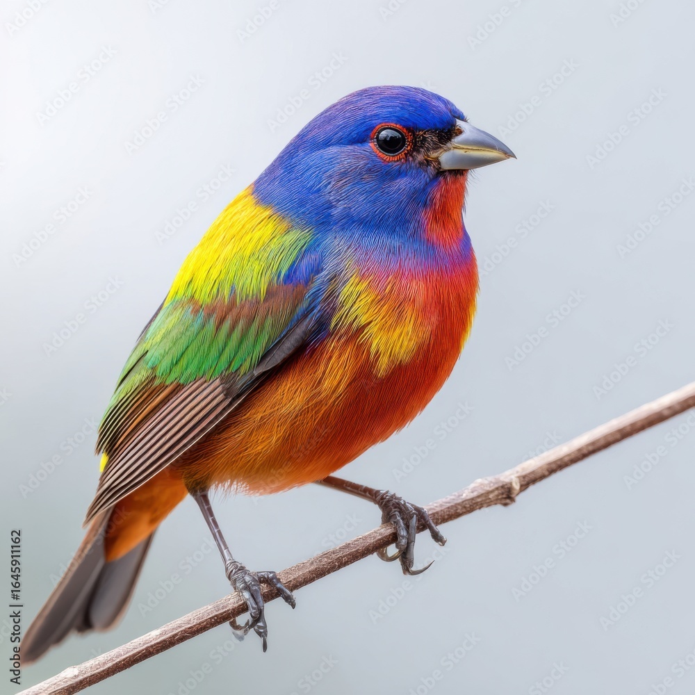 Obraz premium North Americas Most Beautiful Bird is the Painted Bunting