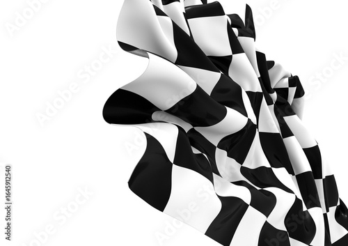 The checkered flag waves in...