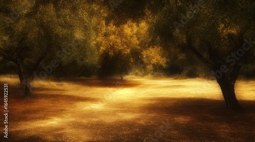 Golden Grove: An Enchanting Autumnal Scene