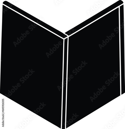 foldable phone silhouette vector art illustration