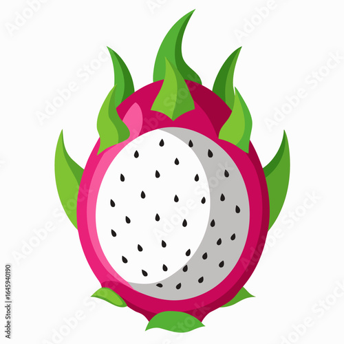 vector illustration of a ripe strawberry