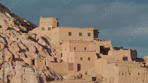 Kasbah Ait Ben Haddou in Morocco. Built in the 17th century for trading, this earthen clay city is now a historical site and a UNESCO World Heritage Site.