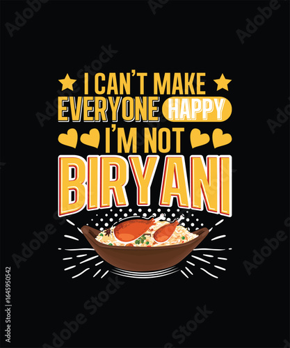 Funny South Asian Food Typography Design, EPS, VECTOR
