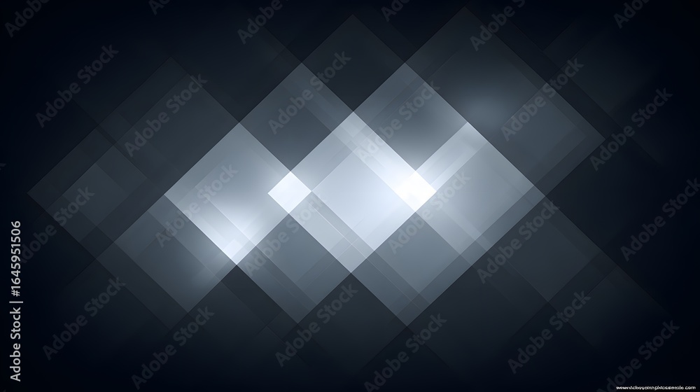 Obraz premium Abstract geometric design with translucent squares.