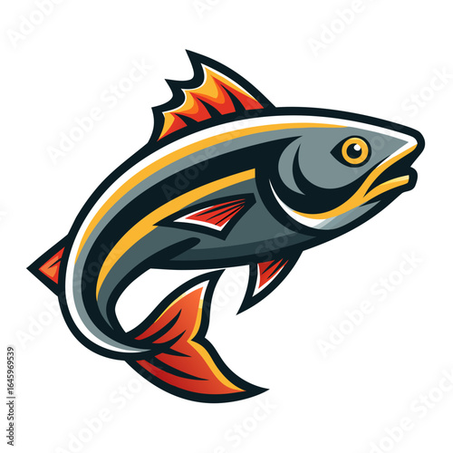 Sleek Cod Vector Design White Background
