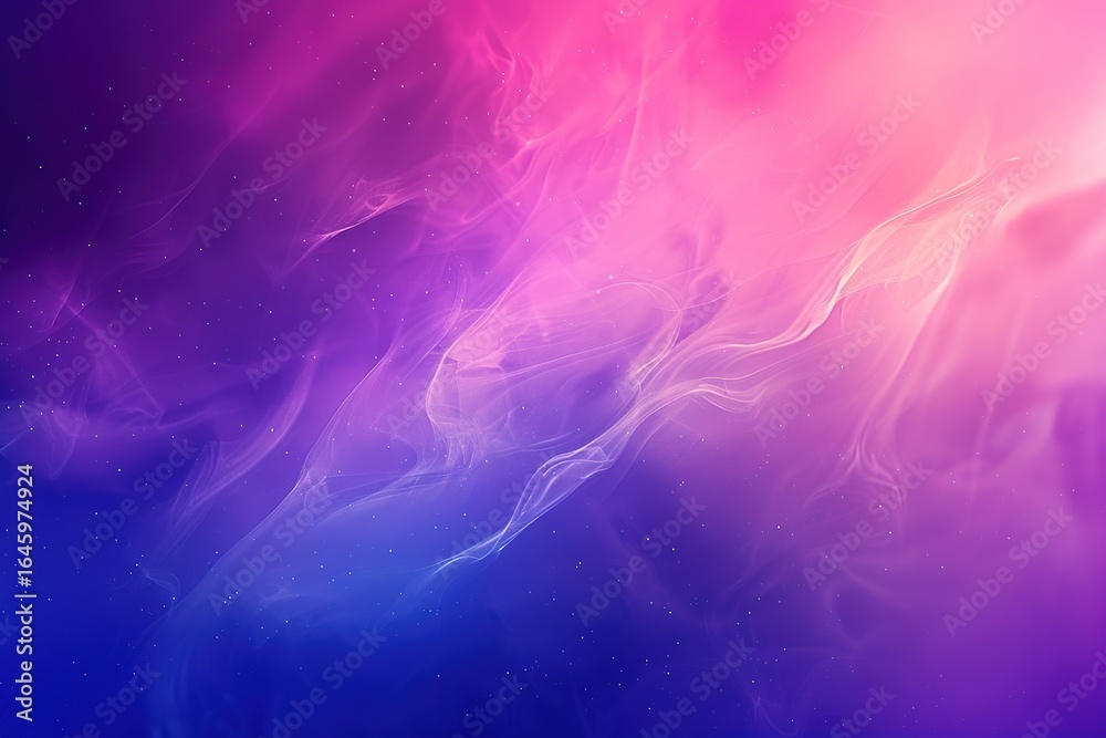 Fototapeta premium Abstract purple pink nebula cosmic background