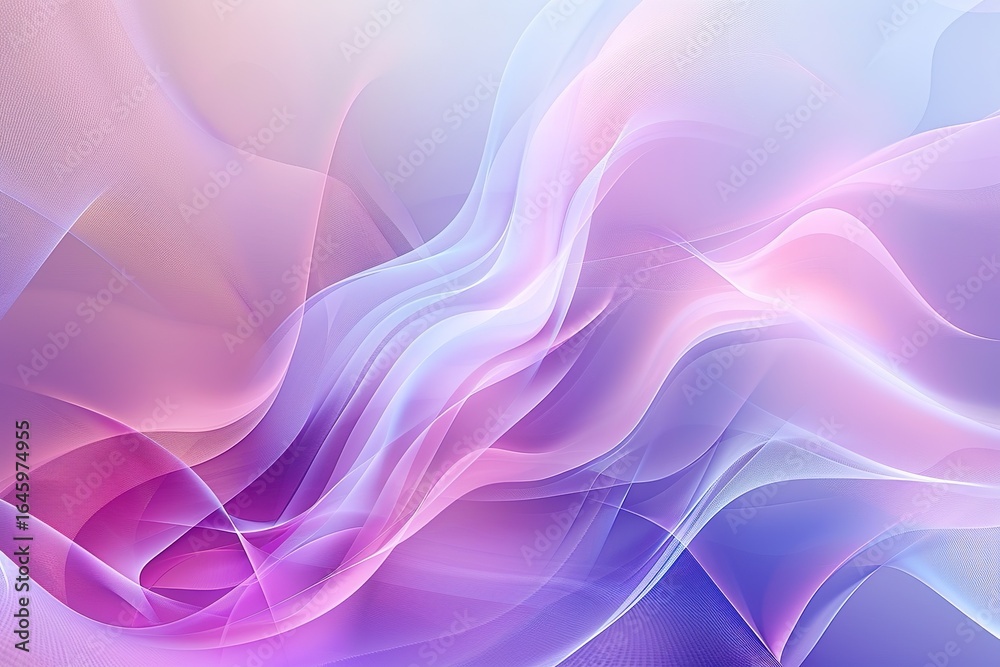 Fototapeta premium Abstract purple pink wave background design