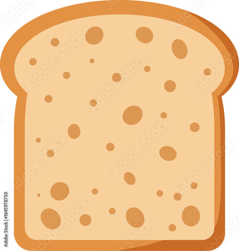 Freshly baked sliced bread loaf isolated