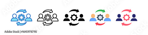 Approach Multiple Style Icon Set Collection. 