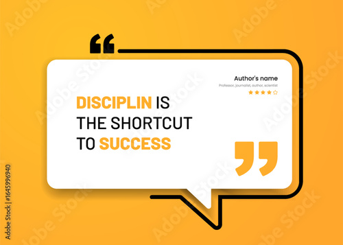 3D bubble testimonial banner, quote, infographic. Social media post template designs for quotes. Empty speech bubbles, quote bubbles and text box. Vector Illustration EPS10.