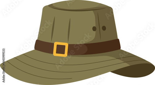 Safari hat adventure explorer sun protection khaki