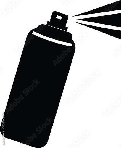 fixative spray silhouette vector no details mini.eps