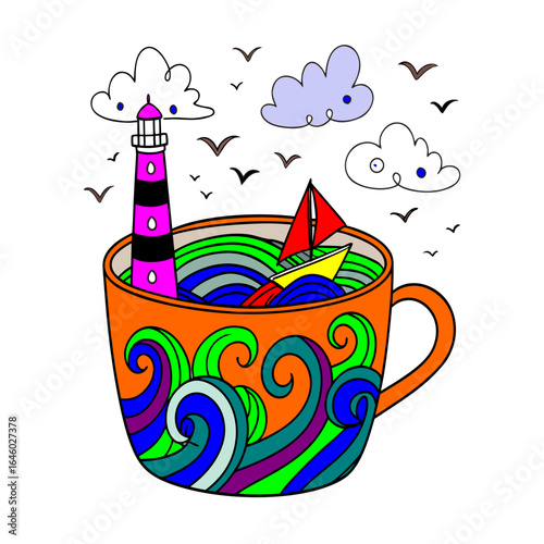  the adventure coffee cup 