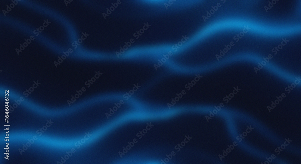 Fototapeta premium Abstract Dark Blue Serene Waves. Smooth, Elegant, Luxurious Fabric Texture Background for Design Projects.