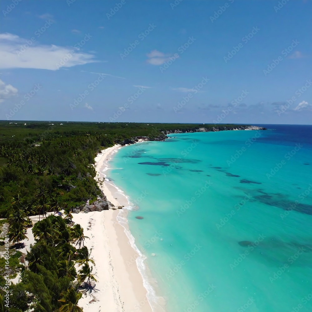 Obraz premium Tropical beach aerial view (1)