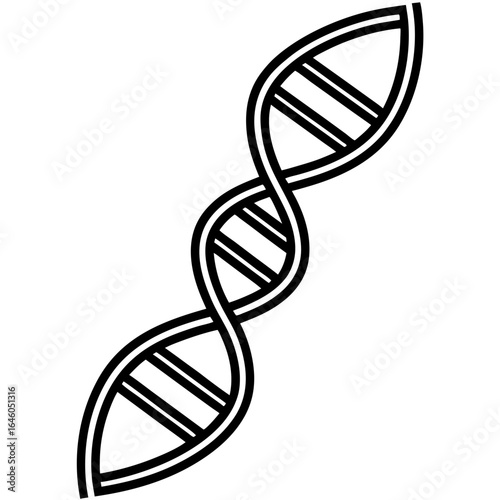 dna strand 3d render