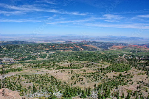 Panoramic Mountain Views from Brian Head Overlook, Utah