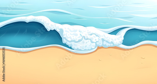 waves on the beach, ocean waves, sea waves, beach waves, tropical waves, seaside waves, crashing waves, shoreline waves, sandy beach with waves, summer beach waves, coastal waves, foamy waves, gentle 