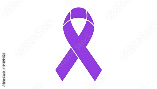 Purple awareness ribbon (1)