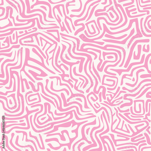 Vector seamless pattern. Abstract background with tiny rough spots. Monochrome noisy texture. Randomly disposed sloppy organic mottle