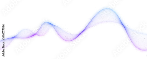 Flowing neon dots and particles create a dynamic abstract wave. Curves and halftone patterns enhance futuristic digital energy and motion.