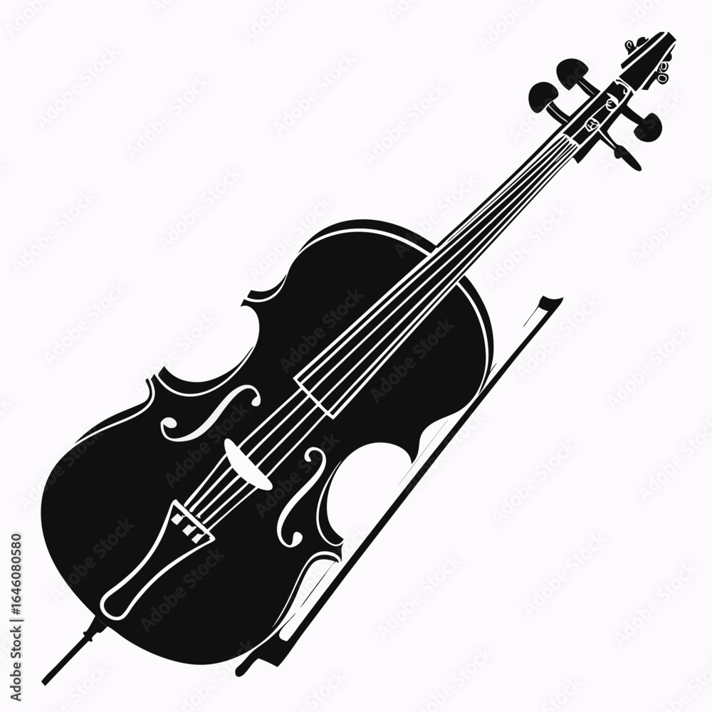 Obraz premium musical instrument vector illustration