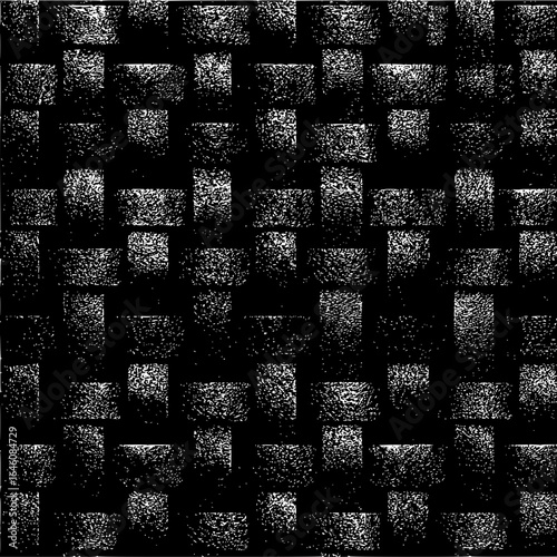 Woven texture black and white pattern design for background and wallpaper with abstract style and design