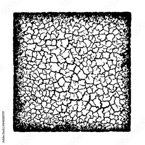 Black and white cracked texture pattern vector background for design and grunge effect illustration 100