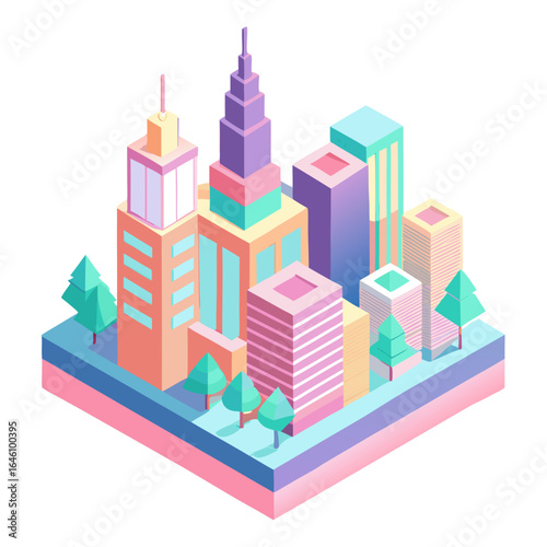 vector illustration of city