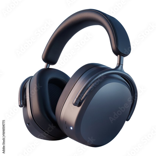 headphones on white background