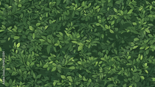 Perfectly-trimmed hedge to use as a plant background.
