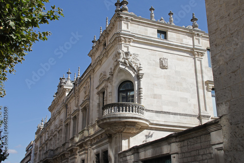 palace (archdiocese building) in burgos in spain 