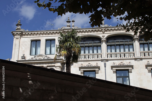 palace (archdiocese building) in burgos in spain 
