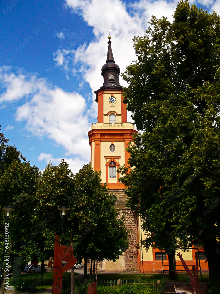 Naklejka premium Kirche der evangelischen Glaubensgemeinde