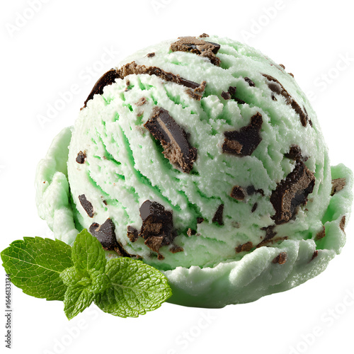 mint chocolate chip ice cream	
