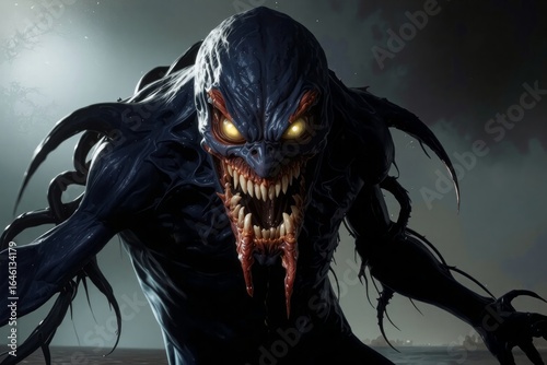 A chilling and otherworldly horror stygian sonic symbi