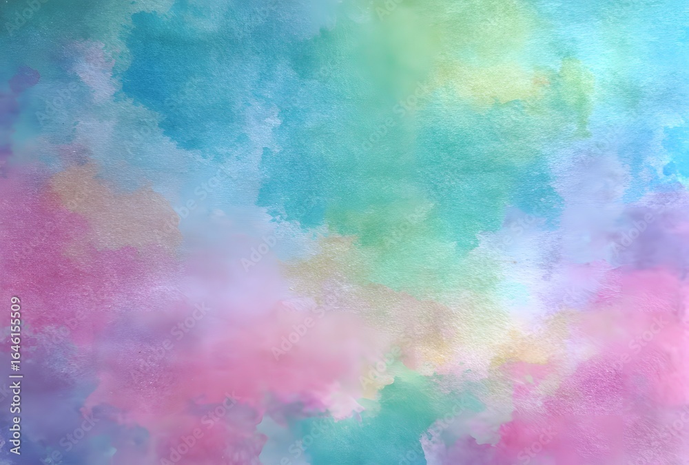 Soft Pastel Watercolor Cloudy Background Soft Pastel Watercolor Cloudy Background