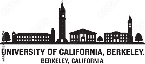 University of California, Berkeley Skyline Silhouette A Symbol of Academic Excellence