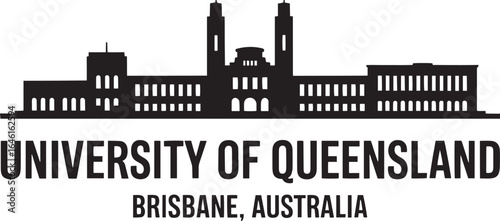 University of Queensland Silhouette A Symbol of Academic Excellence in Brisbane, Australia