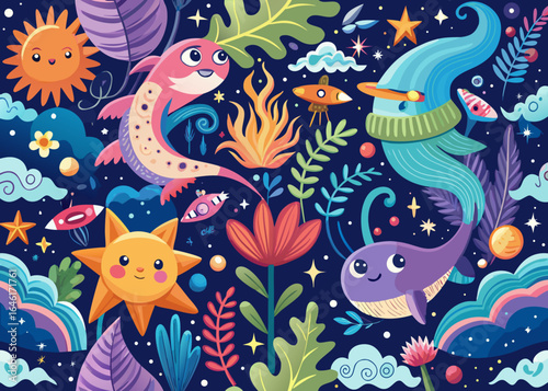 Vector Flight of Imagination – Surreal Dreams