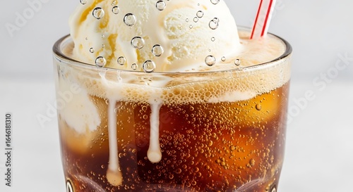 Refreshing Root Beer Float A Classic Summer Treat in a Glass