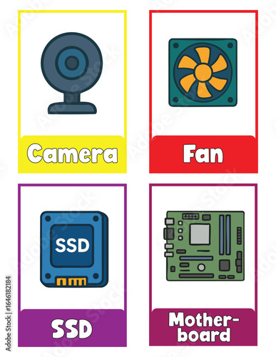 Computer Parts Clipart Bundle