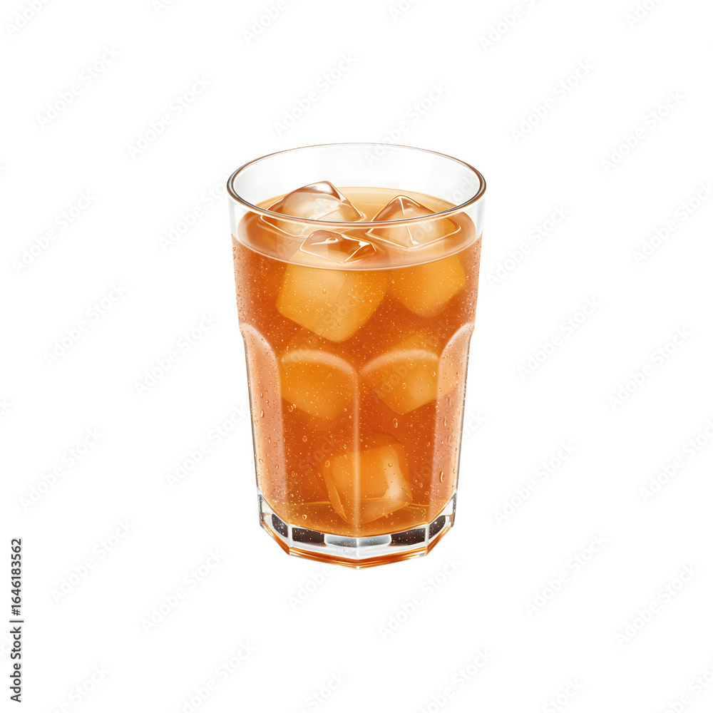 custom made wallpaper toronto digitalGlass of iced tea with lemon slice for refreshing summer drink themes