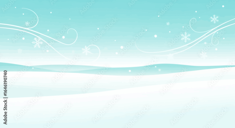 Winter Serenity Background With Delicate Snowflakes And Pastel Palette Design Winter Serenity Background With Delicate Snowflakes And Pastel Palette Design
