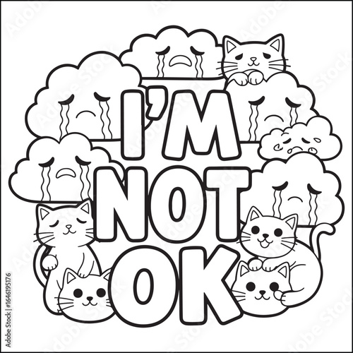 Bold and easy swear word coloring pages for adults.