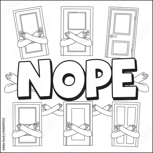 Bold and easy swear word coloring pages for adults.
