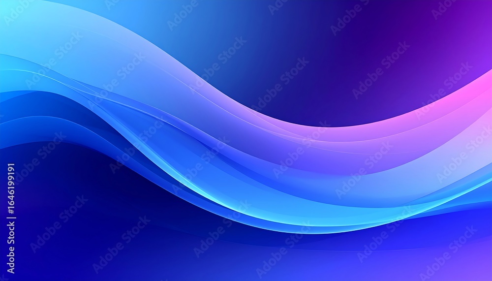 Fototapeta premium Abstract vibrant wavy background