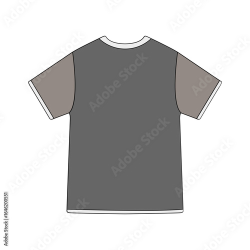 Modern minimalist t-shirt design mockup, perfect for fashion branding and apparel concepts, showcasing comfortable style.