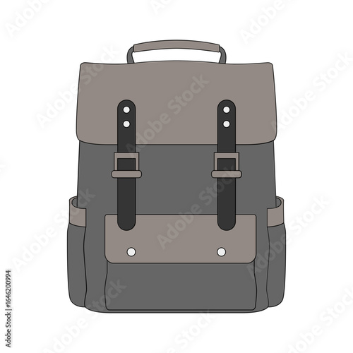 Stylish backpack design perfect for travel, school, or work, offering a modern aesthetic with a classic look and feel for any adventure