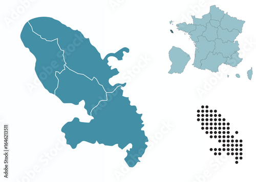 Set maps of Martinique province